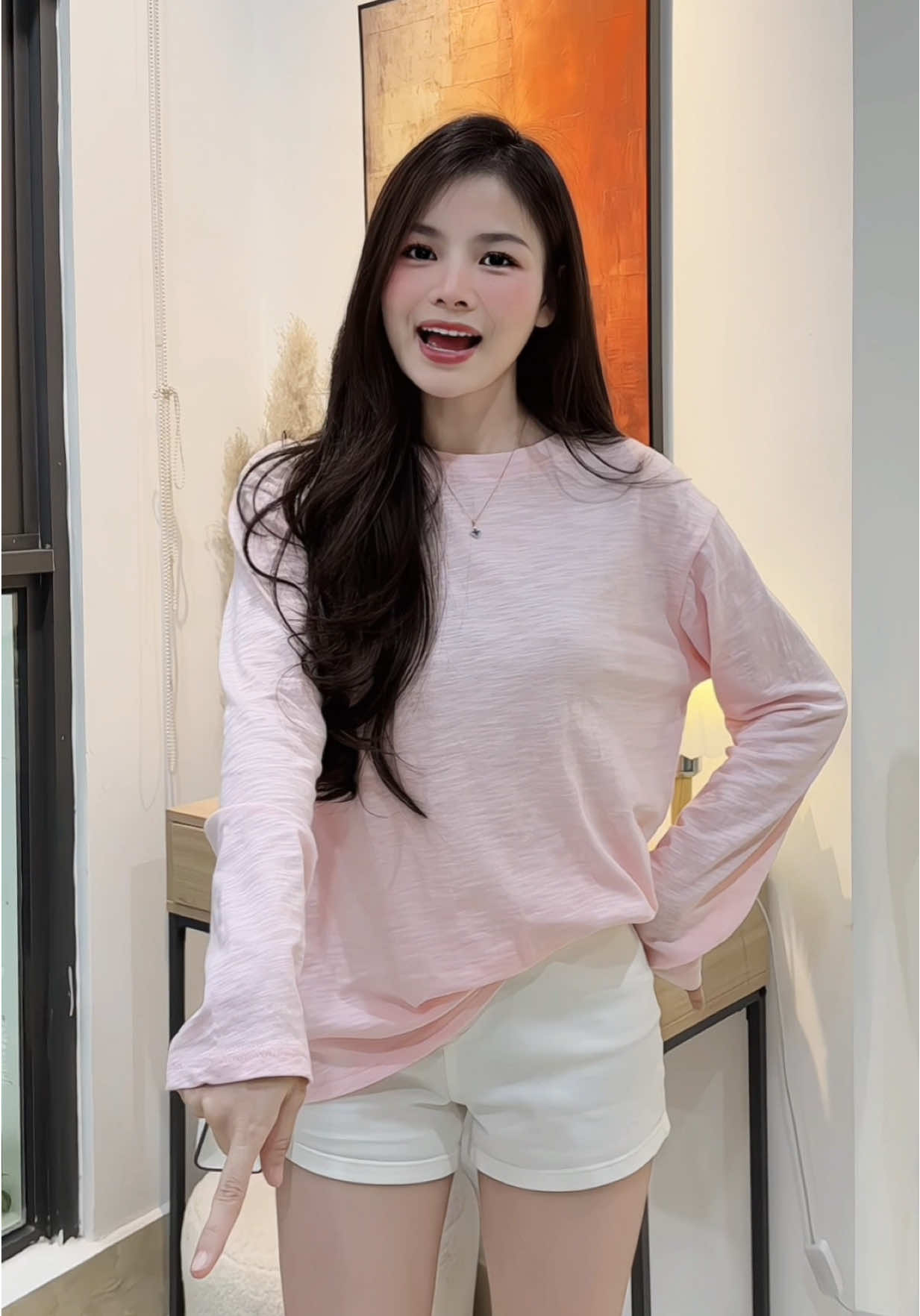 Áo thun dài tay nữ form trơn mỏng nhẹ, áo thun nữ dài tay #aothundaitay #aodaitay #aothunformrong #aothudong #aophongnu 