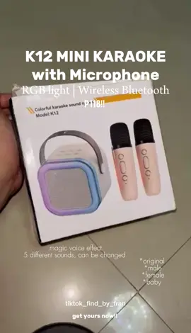 get yours now!!🔥 #k12minikaraoke #trend #boost #fyp #viral 