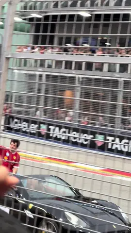 LECLERC 🗣️🗣️🗣️ #f1 #singapore #singaporegp #f1singapore driver's parade