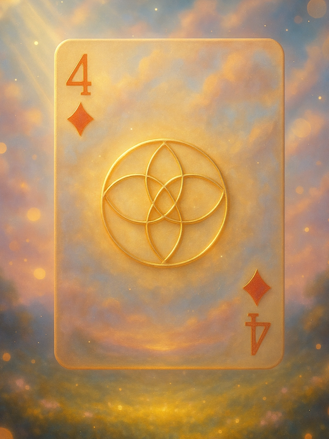 🌟 #CARDREADING #CARDOFTHEDAY #OCTOBER5 🌟 Sometimes the most courageous act isn’t leaping forward—it’s staying present with what is already in your hands. Stability doesn’t mean stagnation; it means choosing a grounded life, full of meaning, over one that constantly seeks something shinier. ✨ #FourofDiamonds #SpiritualWisdom #DivineGuidance The presence of the Four of Diamonds is deeply felt today, guiding those in search of purpose and direction. For anyone celebrating a birthday, its wisdom runs even deeper and more personal. The song you hear is for you—your loyalty, your inner richness, your quiet strength. Born for Four of Diamonds hearts, but resonating through all who seek security that feels sacred, not suffocating. The Four of Diamonds brings a lesson in divine sustainability. It teaches us to cherish what has already been built—whether a relationship, a business, a home, or even a new way of thinking. There is a sacredness to maintenance, to consistency, to staying the course when the world tells you to chase trends or jump ship. You are not stuck—you are stewarding something valuable. And yet, this card also gently warns: don’t mistake material stability for soul security. True richness comes from aligning your values with your actions. Are your daily choices supporting the life you say you want to live? Or are you holding on out of fear of loss, rather than love of truth? For those born today, you carry the spirit of the keeper—the one who watches over resources, responsibilities, and sacred spaces. But even a keeper must be free. Don’t let your desire for order block the flow of new inspiration. Let your sense of structure make space for the sacred to move through you. Feel into this energy—what is it revealing to you? ✨ May you honour the foundation you've laid with grace. May you feel deeply safe in your choices. And may your stability become the launchpad for sacred growth. ✨