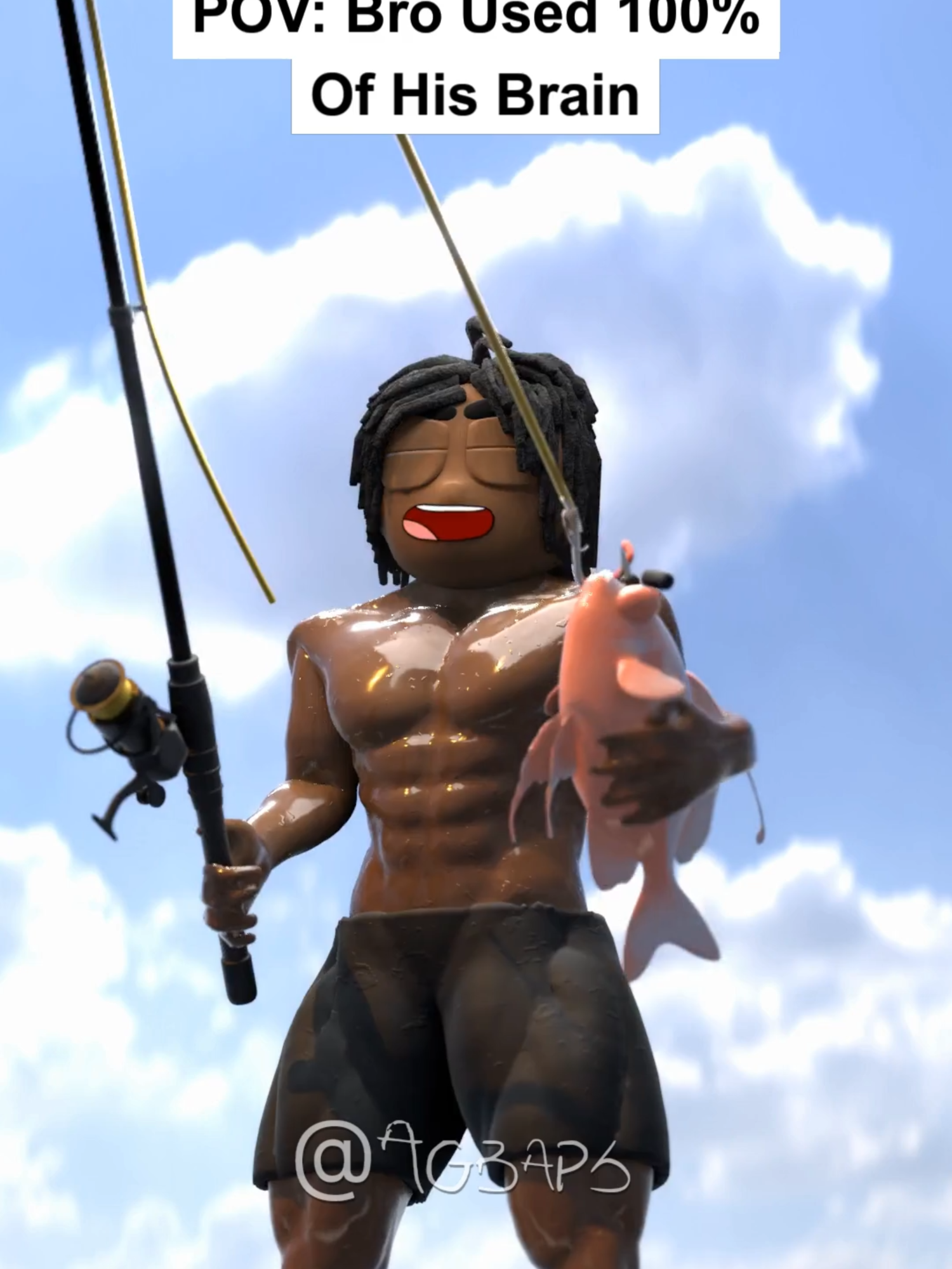 POV: Bro used 101% of his brain #naijaanimation #Gbaps