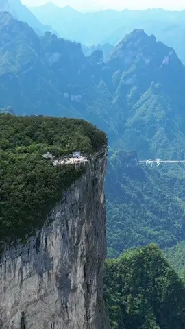 I dare not walk on this glass plank road, it's too dangerous and too shrimpy # Tianmenshan...