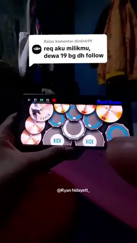 Membalas @dirdir699  Lagu Dewa 19 (Aku milikmu) Cover (Real drum) Jangan Lupa dengerin nya pake headset  #dewa19 #akumilikmu #realdrum #realdrumcover #lewatberanda 