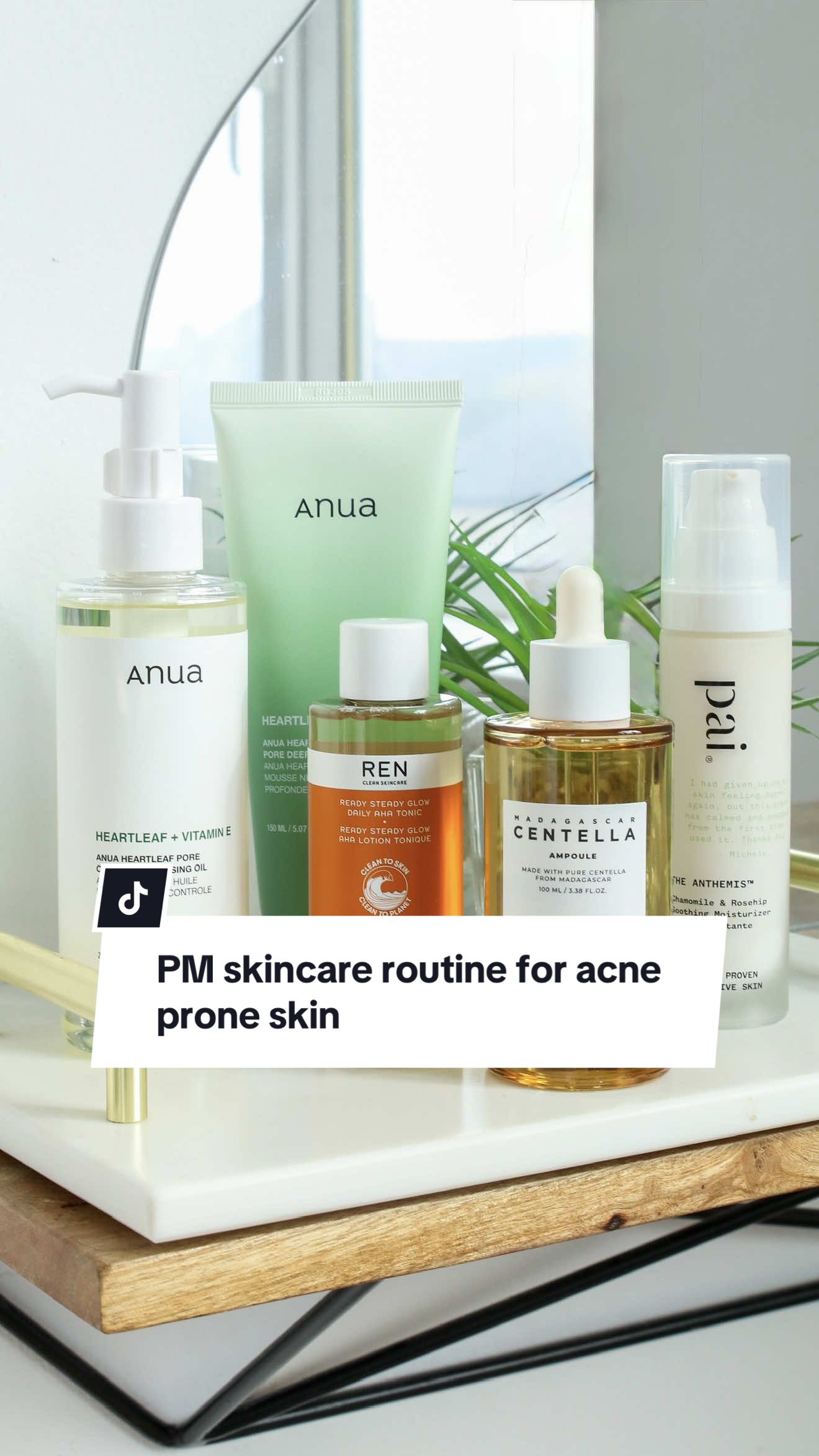 Evening reset for acne-prone, congested skin 🌙✨ 🫧 Melt the day away with Anua Heartleaf Cleansing Oil 🌿 Deep cleanse with Anua Quercetinol Foam 🍊 Glow nights: REN AHA Tonic 2–3x weekly 💧 Calm + repair with SKIN1004 Centella Ampoule 🌼 Lock it in with Pai Anthemis Soothing Moisturiser Clear, calm, radiant skin, one step at a time. 💫 Available at glowfound.com, your hub for clean beauty discovery. 💫 #skincareroutine #pmskincareroutine #aceneproneskin 