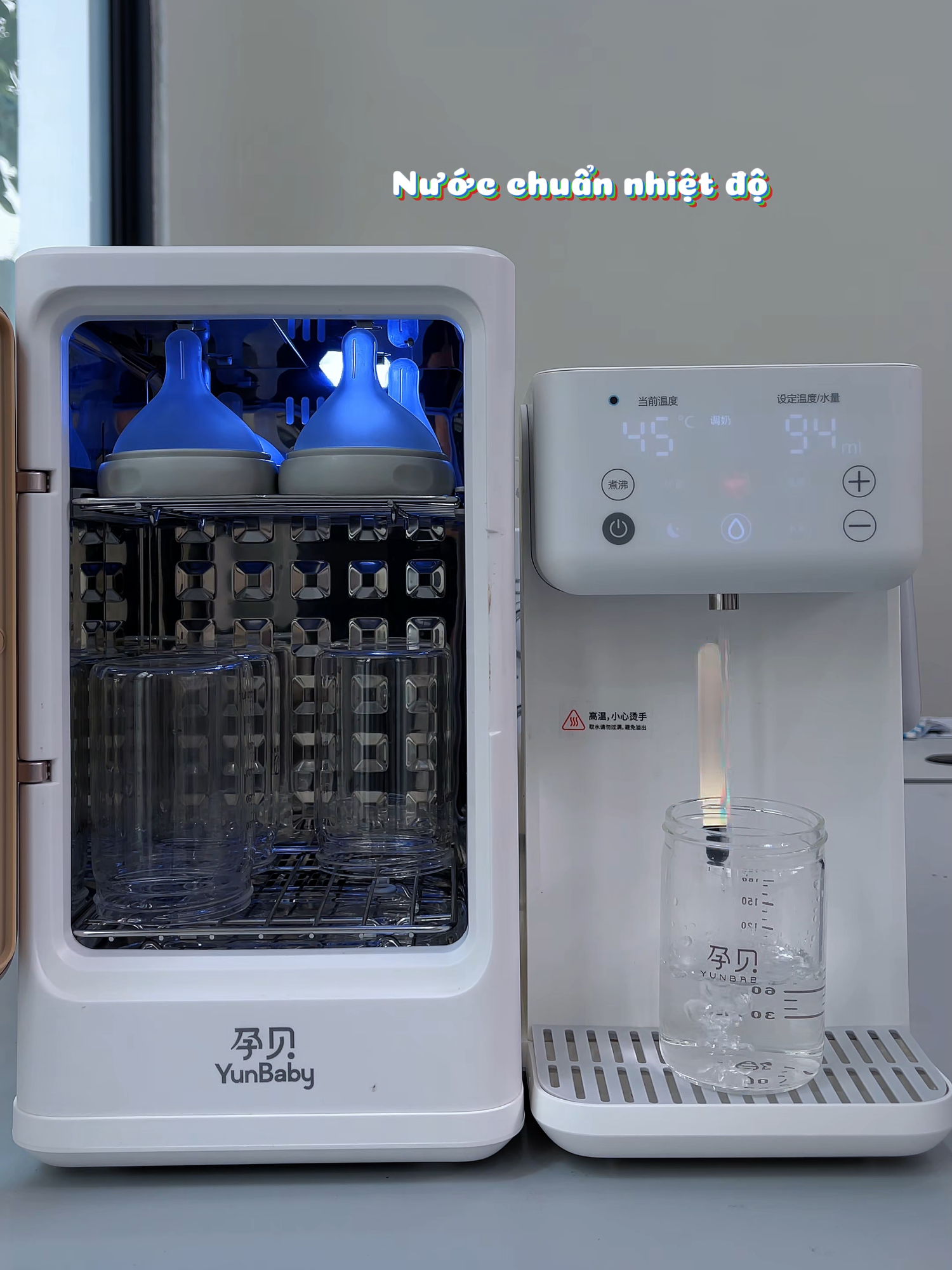 8 bóng UVC diệt khuẩn – pha sữa CHUẨN NHIỆT cực nhanh! X26 đang SALE SỐC 💥 #yunbaby #mevabe #xuhuong #mayphasua #maytiettrungsaykho #viral #mayrotnuoctudong