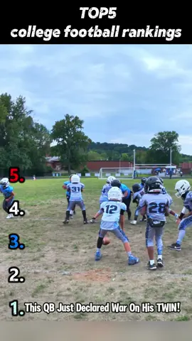 This QB Just Declared War On His TWIN! 😳 (Bad Snap Aftermath Goes Viral!) #football #fyp #viral #sports #funny