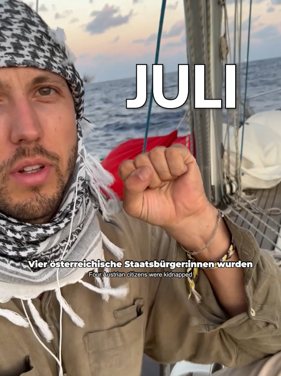 Österreichische Medien übernehmen ohne Recherche israelische Propaganda von der Plattform X, welche nachweislich falsch ist und nur zur Desinformation und Diffamierung dient. Selbst nach mehrfachen Anrufen, Hinweisen, Emails und Quellen, welche diese Propaganda widerlegen, wird sich geweigert zu korrigieren. Selbst jetzt, 4 Tage nachdem Israel illegal Sophie, Erol, Ashral und Juli aus internationalen Gewässern entführt hat und in einem Gefängnis für 