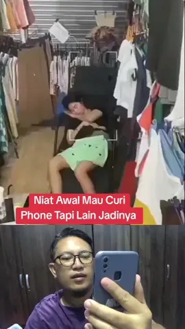 Niat Awal Mau Curi Phone, Tapi Lain Jadinya.. 😫😫#videoreaksi #videolucu #videoseram #videoviral 