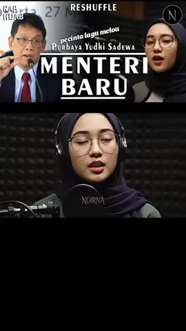 menteri baru, noirna rap hijab#tiktok#fypviralシ #lagumelou #lewatberanda 