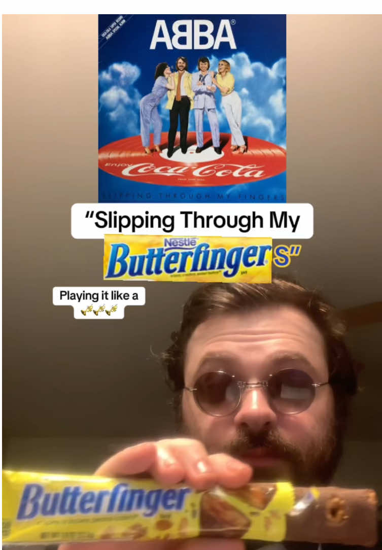 Slipping Through My @butterfinger s @ABBA  #slippingthroughmyfingers #abba #mamamia #cover #parody #funny #memes #trumpet #musicchallenge #musicmemes #halloween #spookyseason #candy #musictok #music #acapella #wordplay #pun #october #comedy #butterfinger 