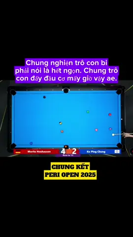 Chung Kết PERI OPEN 2025 Ko Pin Chung kiếm highlight  #xuhuong #viral #kopinchung #billiards #pool 