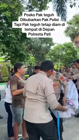 Detik detik adu mulut Pak polisi dengan tim Pak teguh #pati #pativiral 
