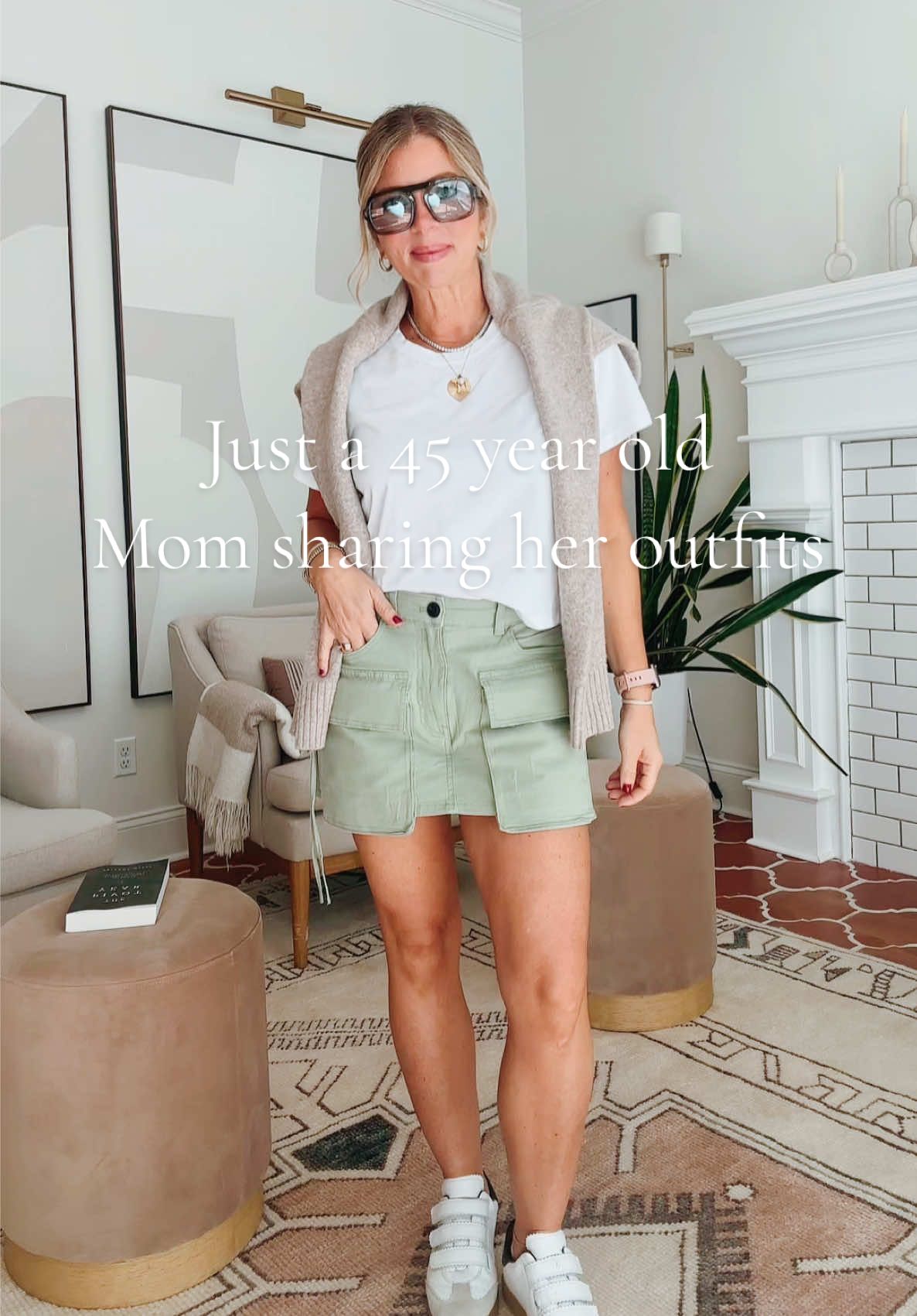 Just a 45 year old mom sharing her outfits. It was a busy Saturday with kids. #OOTD #casualoutfits #momfashion #lovebeingamom #skirts  @target  @ISABEL MARANT 