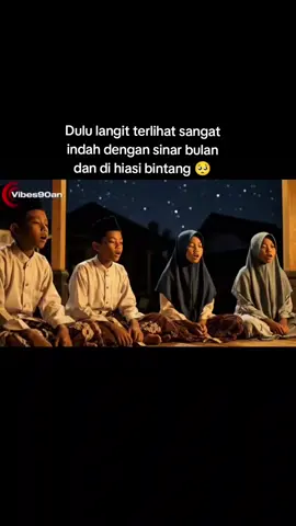 Sekarang udah gak pernah lagi liat langit seindah dulu #Vibes90an #Desa90an #Nostalgia90an #SuasanaDesa #JadulVibes 