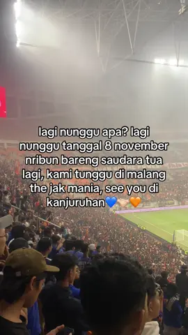 see you kanjuruhan saudara tua💙🙌🏻🧡 #aremafcofficial #persijajakarta #aremania #thejakmania 