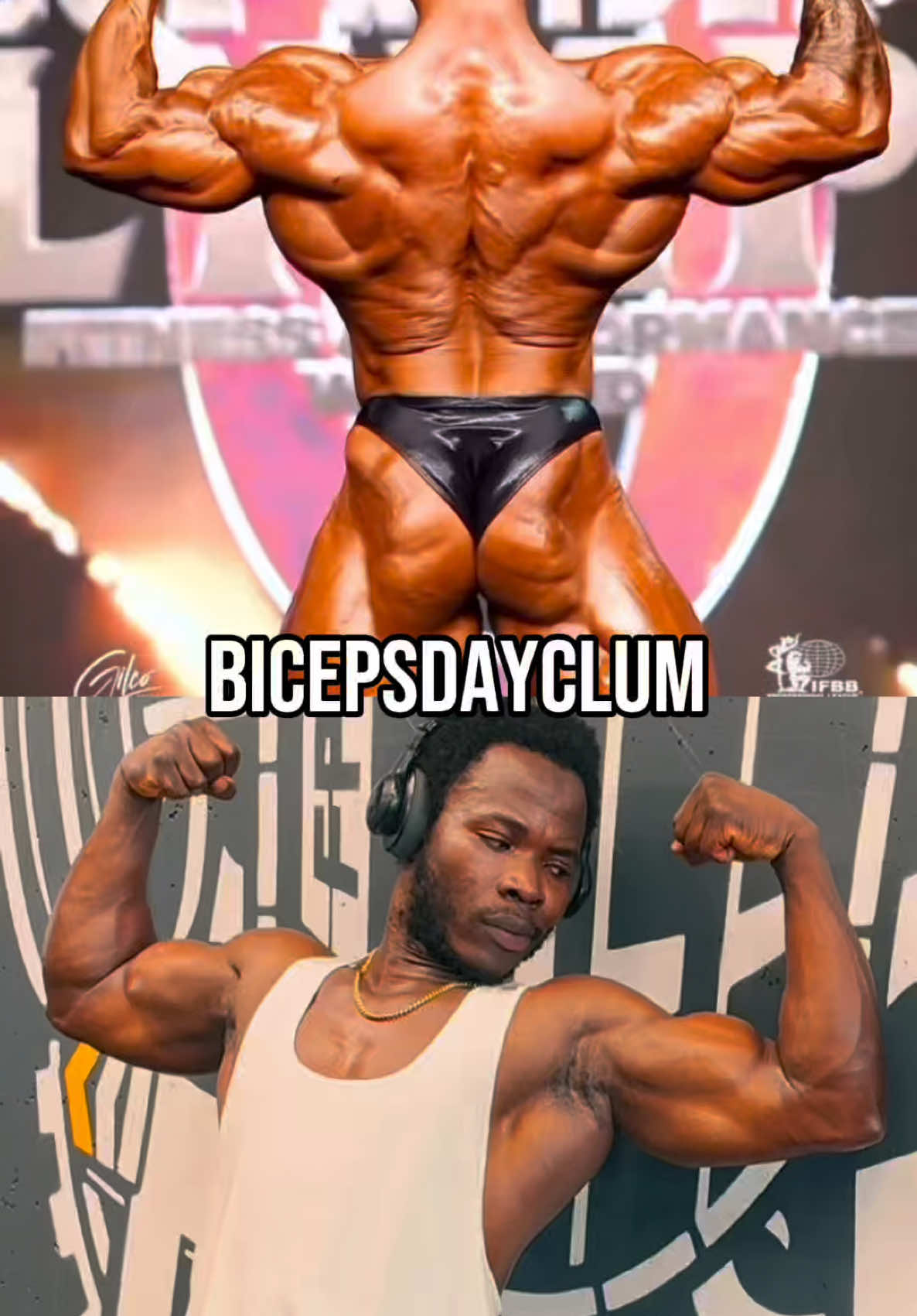 C’est le moment de s’entraîner comme les pros. Ce n’est pas facile, mais avec une bonne observation, on progresse toujours. Alors observons, apprenons et faisons la différence. Biceps 💪 4x12 #biceps #bicepworkout #bicepday #gymfam