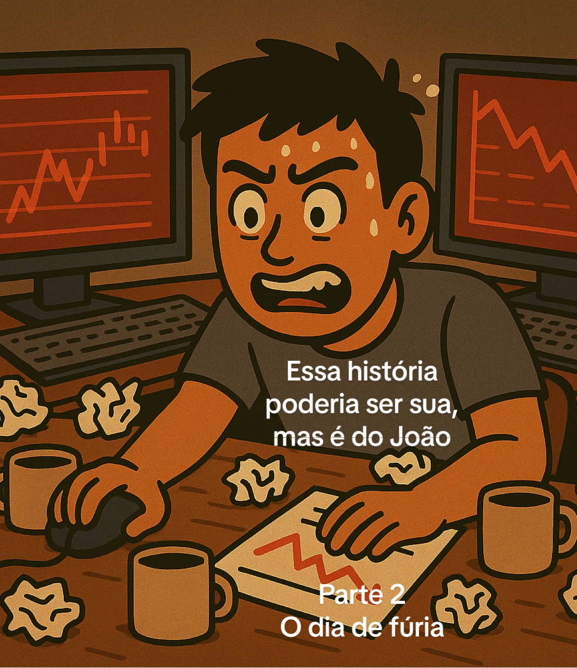 Essa história poderia ser sua, mas é do João Parte 2 - O dia de fúria  #tradinglifestyle #motivation #superacao #forex #tradingtips