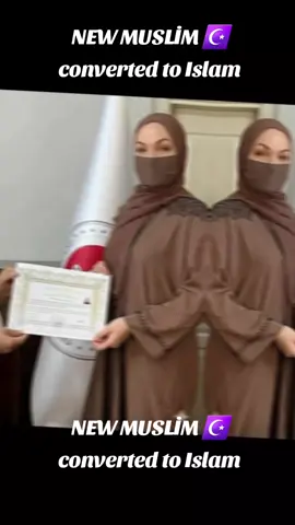 NEW MUSLİM ☪️  converted to Islam 