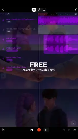 [DAILY COVER] Free - Rumi & Jinu — cover by keisyalauren #zxycba #rvn #4upage #foryoupage #fyy 