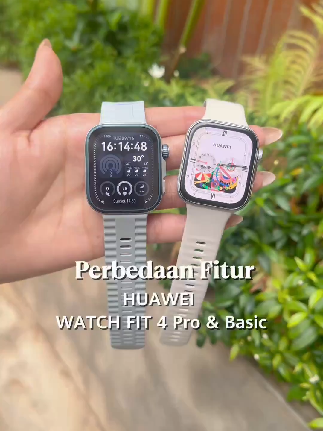 ⌚ Siapa yang kamu pilih — FIT 4 atau FIT 4 Pro? 🤔 Dua-duanya keren, tapi punya vibe dan fitur yang beda banget! ✨ Yuk lihat perbedaannya biar gak salah pilih 💪 #HUAWEI #HUAWEIINDONESIA #HuaweiWatchFIT4 #HuaweiWatchFIT4Pro #HuaweiSmartwatch #Smartwatch #FashionActive