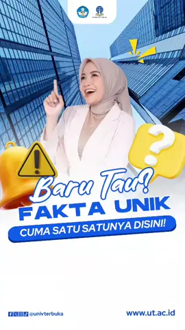 🎓✨ FAKTA-FAKTA KEREN SEPUTAR UNIVERSITAS TERBUKA (UT) ✨🎓 ⁣ Tahukah kamu? Universitas Terbuka (UT) adalah kampus terbesar di Indonesia yang membuka akses pendidikan tinggi untuk semua, tanpa batas usia, tempat, dan waktu! 💪📖 ⁣ ✅ 750.000+ mahasiswa aktif tersebar di seluruh Indonesia dan mancanegara ✅ Hadir di 39 daerah & 50+ negara, jadi kamu bisa kuliah dari mana saja! 🌍 ✅ Sudah mencetak 2 juta+ alumni kompeten, termasuk artis, atlet, politisi, hingga entrepreneur sukses! 🌟 ⁣ UT hadir sebagai solusi kuliah yang fleksibel, modern, dan terjangkau. Cocok banget untuk kamu yang: 🔹 Ingin kuliah sambil kerja 🔹 Punya kesibukan tapi tetap ingin lanjut pendidikan 🔹 Butuh sistem belajar yang bisa disesuaikan dengan gaya hidupmu ⁣ 💡 Di UT, kamu nggak perlu bingung soal waktu, tempat, atau biaya. Belajar bisa diatur sesuai ritmemu sendiri! ⁣ 📢 Jangan tunda lagi! Yuk, wujudkan mimpi kuliah tanpa ribet dan tanpa batas! ⁣ 📲 Daftar sekarang di Universitas Terbuka! ------- Semua Bisa Kuliah di Kampus Negeri📚👨🏻🎓🧑🏻🎓✨ Fleksibel Kuliahnya✨, Murah Biayanya, Terjamin Kualitasnya🤩, Terakreditasi A oleh BAN-PT🌟, Tanpa Uang Gedung💵, Tanpa Tes Masuk📝, Tanpa DO🙅🏻 www.ut.ac.id 📝🧑🏻💻Pendaftaran di admisi-sia.ut.ac.id Daaan...Informasi ini jangan berhenti di kamu. Ayo share informasi ini ke seluruh Indonesia yaa.. 😊✈🇮🇩 #UniversitasTerbuka #KuliahJarakJauh #KuliahOnline #KampusNegeri #KampusBerdampak