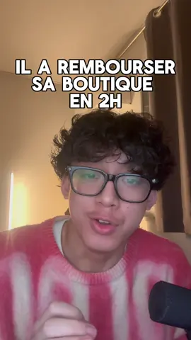 Il a remboursé sa boutique en deux heures !🥴#dropshipping #ecommerce #ebranding 