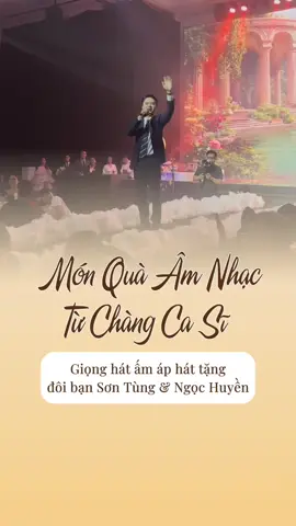 Giọng hát đầy ấm áp cất lên tại Vạn Lộc Phát Palace của chàng ca sĩ điển trai dành tặng cho đôi bạn Sơn Tùng & Ngọc Huyền 🎼🎤 #vanlocphatpalace #fyp #xuhuong #damcuoi #damcuoibinhduong 