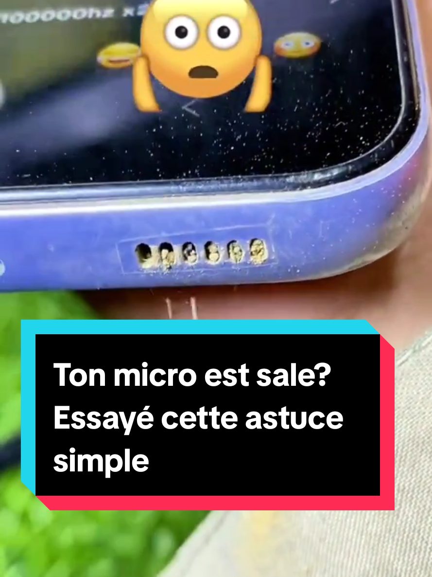 Un petit son, un gros nettoyage ! Mets le volume à 100% et regarder la magie abonne-toi pour d'autres astuce téléphone ! #astucetiktok #nettoyagetelephone#microphone #conseiltech  #tiktokfrance 