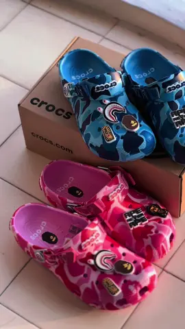Standbyy Standbyy Mana Yang Nak Booking Saiz & Colour Boleh Tekan Link Dekat Bio Terus Pantass 😍🔥#bape #crocsxbape #bathingape #crocs #fyp #fypage #fyppppppppppppppppppppppp 