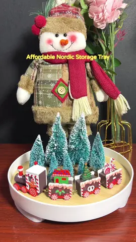 Affordable nordic style desktop storage tray ✨ #nordicstyle #nordic #storagetray #desktopstorage #nordictray 