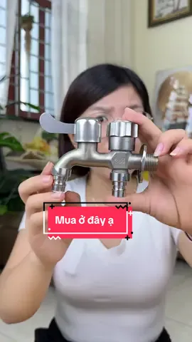 Đầu vòi nước phòng tắm 2 đầu ra, vòi nước inox 2 cổng xả độc lập #hangxinhtuoi #voiinox2dauxa  