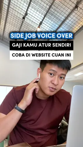 SIDE JOB Voice Over kini makin banyak dibutuhin untuk iklan, film, video edukasi, animasi, DLL  Kalo kamu punya suara bagus dan Intonasi yang baik, cobain SIDE JOB Voice Over di Website ini karena gajinya bisa kamu atur sendiri 🤑 Komen “VO” nanti aku bahas lebih detil dan aku kirimin cara nya! #sidejob #sidehustle #sideincome 