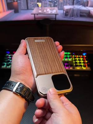 New Walnut Metal Aromatherapy Phone Case