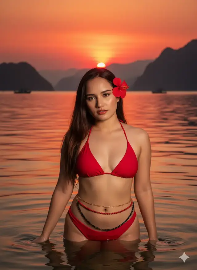 swimsuit လေးနဲ့လုပ်ကြည့်တာ😛