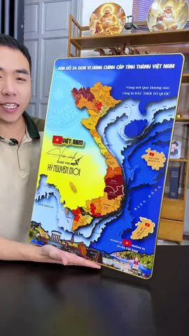 Tranh gỗ tráng gương 5D Bản đồ Việt Nam Cao Cấp #tranhbandovietnam #bandovietnam 