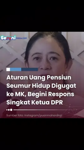 Aturan Uang Pensiun Seumur Hidup Digugat ke MK, Begini Respons Singkat Ketua DPR Dua warga bernama Lita Linggayani Gading dan Syamsul Jahidin mengajukan gugatan ke Mahkamah Konstitusi (MK) terkait uang pensiun anggota DPR RI. Keduanya meminta MK untuk menghapus uang pensiun seumur hidup yang bisa diterima oleh anggota DPR setelah tak menjabat sebagai wakil rakyat lagi. Terbaru, Ketua DPR RI, Puan Maharani juga turut buka suara mengenai tuntutan menghapus uang pensiun seumur hidup tersebut. Puan mengingatkan untuk melihat aturan yang terkait dan menyatakan setiap aspirasi selalu didengar oleh anggota dewan. “Kami hargai aspirasi, tetapi semuanya itu ada aturannya, lihat dahulu aturannya,” ucap Puan kepada wartawan di kompleks Parlemen, Senayan, Jakarta Pusat, pada Kamis, 2 Oktober 2025. “Tidak bisa kita hanya berbicara kepada satu lembaga atau lembaga, tetapi aturannya ini, kan, menyeluruh jadi kita lihat aturan yang ada,” imbuh politikus PDI-P itu. ---- #puan #uangpensiun #pensiun #gugatmk #mk 