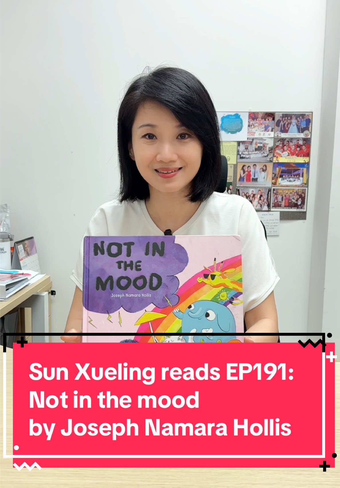 << Sun Xueling Reads Ep 191 : Not in the Mood by Joseph Namara Hollis >>  A story about finding comfort in quiet kindness when the heart feels heavy. Some days we wake up feeling off, not wanting to do much and not even knowing why. In those moments, what matters most are friends who stay close, listen with patience, and remind us gently that it’s okay to feel this way. With time, love, and a little kindness, the clouds lift and the heart finds its light again.