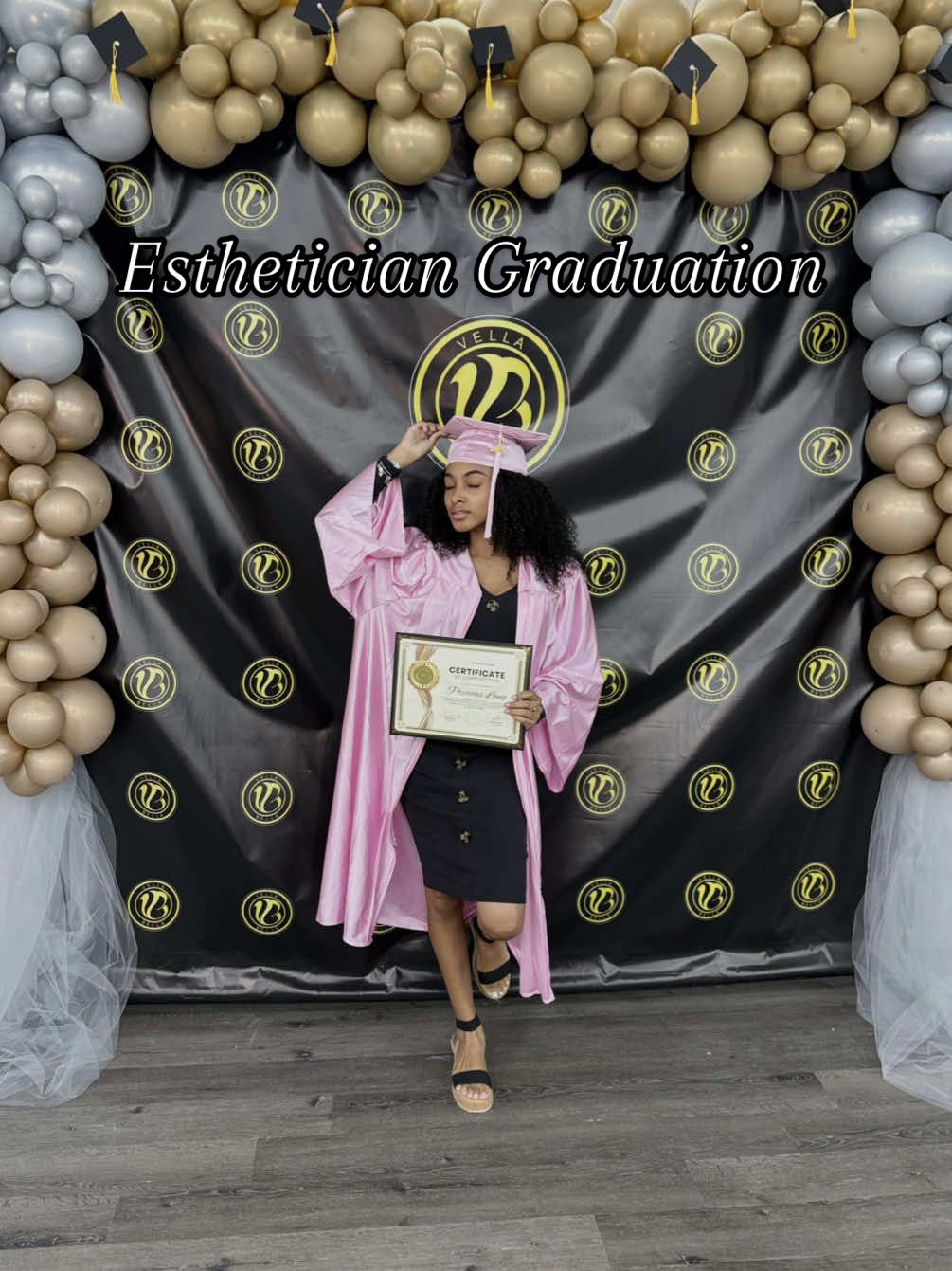 Esthetician Graduation 👩🏽‍🎓 🎀 #esthetician #fypシ #xyzbca #preciouslaneice #lashtech  