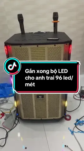 Gắn xong bộ LED cho anh trai 96 led/mét#12v #nhaytheonhac 