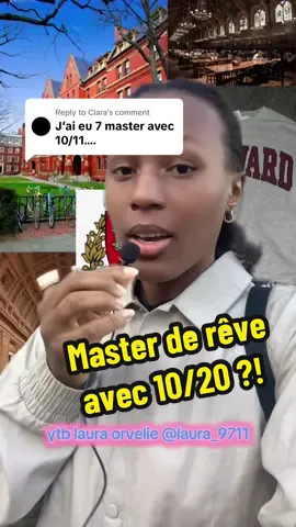 Replying to @Clara avoir 7 masters avec 10 ou 11/20 de moyenne ?!