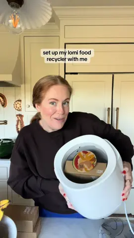 set up my new @Lomi | Home Composter now available at @Costco Wholesale 10/5/25. turns food scraps into fertilizer! #gifted 