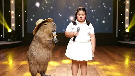 Capybara thi hát #ai #capybara #xuhuong #trending 