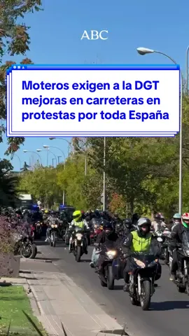 🛵 Decenas de moteros se manifiestan por la seguridad y la libertad en carretera  Madrid, Barcelona, Valencia, Zaragoza, Bilbao están convocadas a protestas simultáneas por la IMU.  Reclaman mejores carreteras, guardarraíles seguros y medidas que respeten la libertad del conductor. También protestan contra la eliminación de márgenes de seguridad, restricciones a motos off-road y la obligatoriedad del chaleco airbag.  #Motos  #SeguridadVial #DGT  