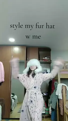 STYLE MY FUR HAT WITH MEE #FYP #govirall #styling #FURHATSTYLING #lLOVETHISFITSM 
