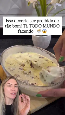 🍨✨ O sorvete mais cremoso do mundo com apenas 4 ingredientes! ✨🍨 Pouca gente acredita, mas dá pra fazer um sorvete digno de confeitaria sem precisar de máquina, sem complicação e gastando bem pouco. O segredo está nessa mistura simples que vai deixar todo mundo de boca aberta! 🤯 👉 Olha só a receita: 	•	2 caixinhas de creme de leite 	•	1 caixinha de leite condensado 	•	1 xícara de leite em pó 	•	Sonho de Valsa (mínimo 3, mas você pode colocar quantos quiser 😍) Misture tudo em um mesmo recipiente até ficar homogêneo. Depois é só colocar no freezer por algumas horas… e pronto! Você vai ter um sorvete incrivelmente cremoso, cheio de pedacinhos irresistíveis de Sonho de Valsa. 🍫💕 É daquelas sobremesas que não tem erro: rápida, prática e que conquista qualquer visita. Uma verdadeira tentação para refrescar e adoçar o dia! 📌 Já salva essa dica porque você vai querer repetir muitas vezes!