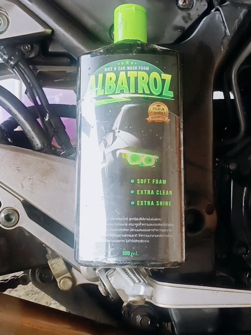 โฟมล้างรถ ALBATROZ  #โฟมล้างรถ #โฟมล้างรถไม่ต้องถู #albatros #โฟมเขียวล้างรถ 