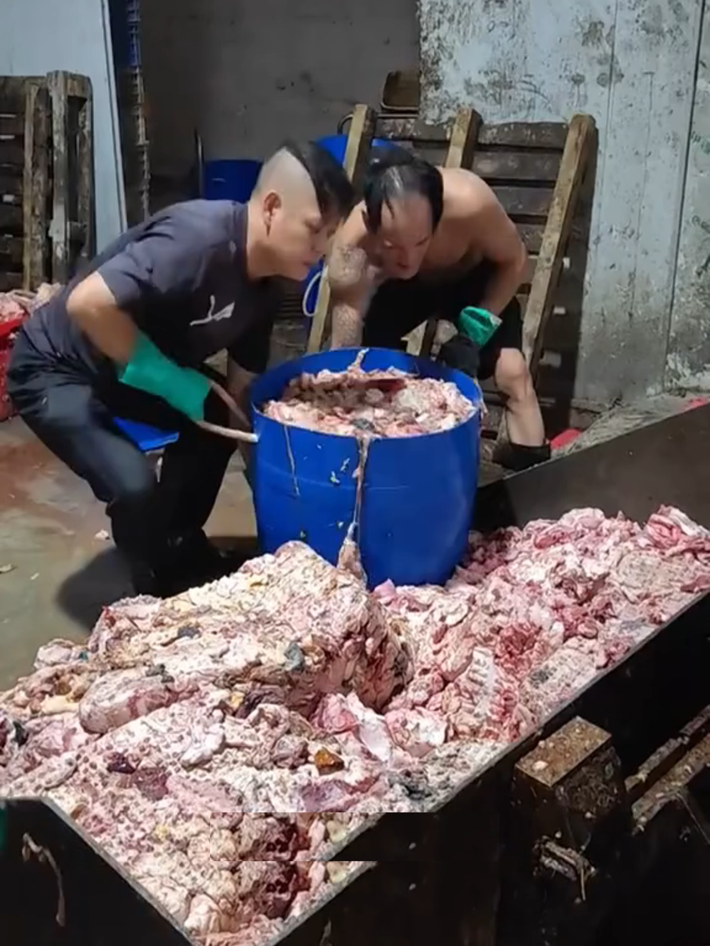 proceso de producción de salchichas