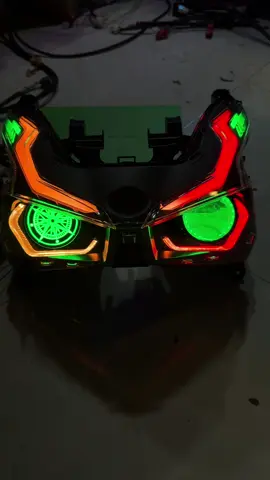 Bộ đèn siêu hot cho ae Airblade 4m full choá #ledaudi #ab125 #airblade #xuhuongtiktok #xuhuong 