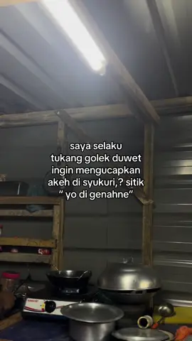 mensyukuri akeh sitik e rejeki kui yo perlu adaptasi ( genah e areppo hujan badai kudu tetep manggkat )#johorpride🏴‍☠️ @່ 
