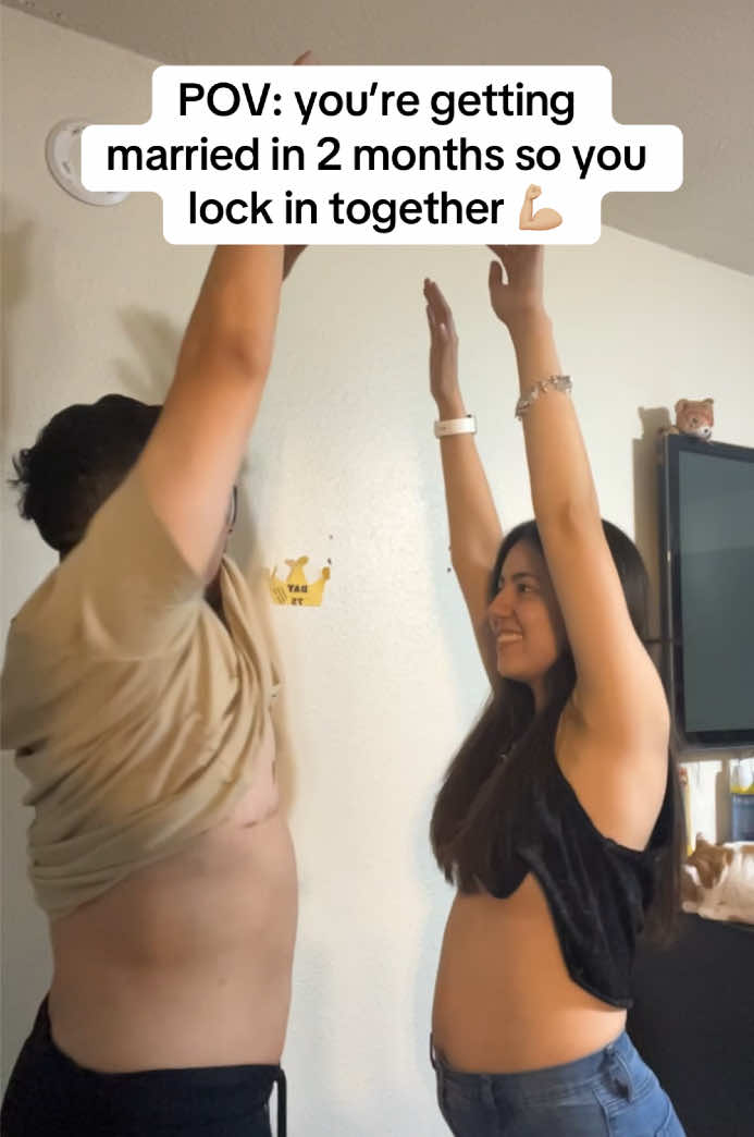 It was so hard at first but I’m so proud of us 😭💪🏼❤️❤️ #75hardchallenge #weightloss #couplegoals #Fitness #foodrelationship 